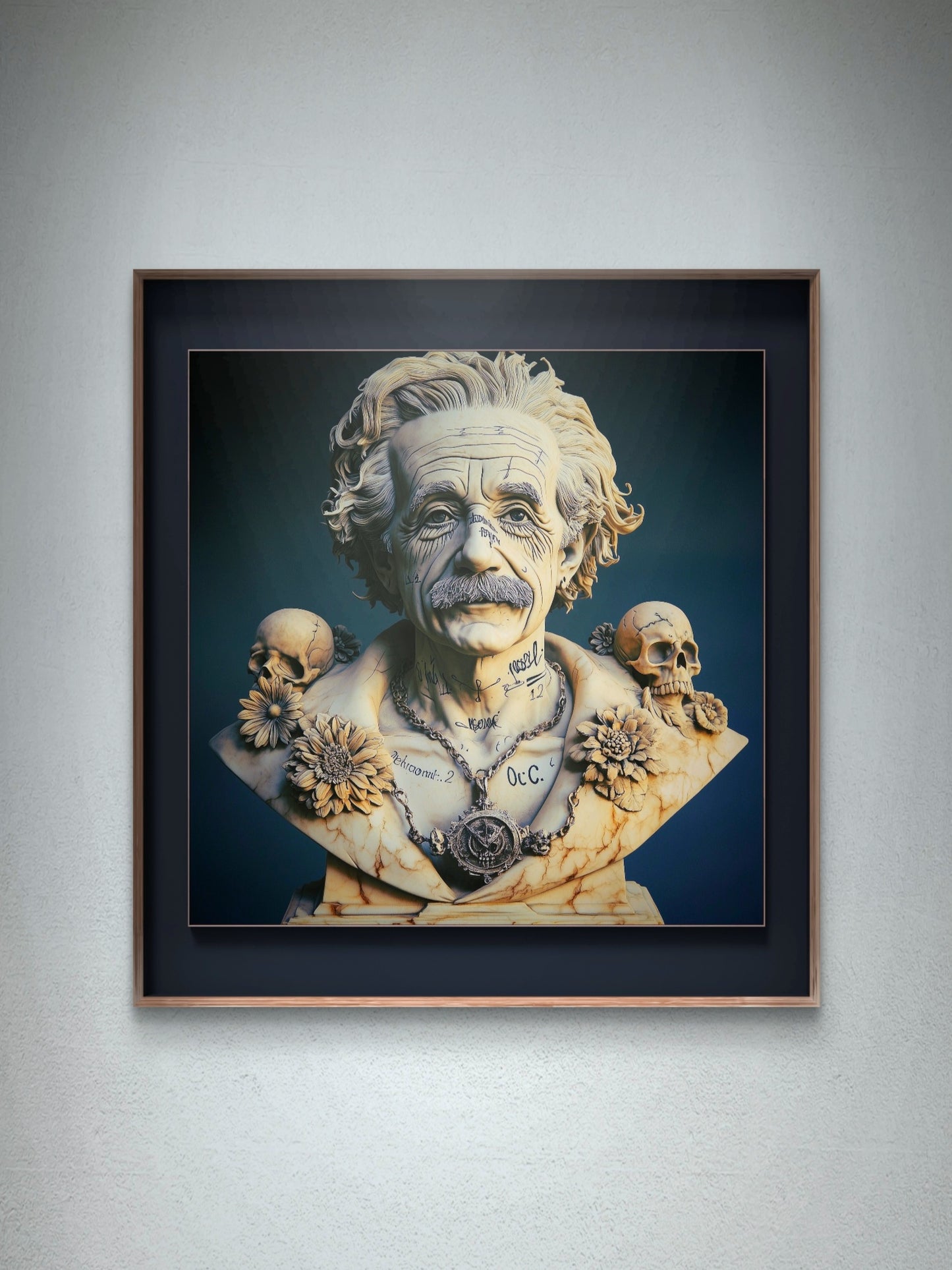 ALBERT (Hors série)  -  Tirage d'art unique encadré 80x80