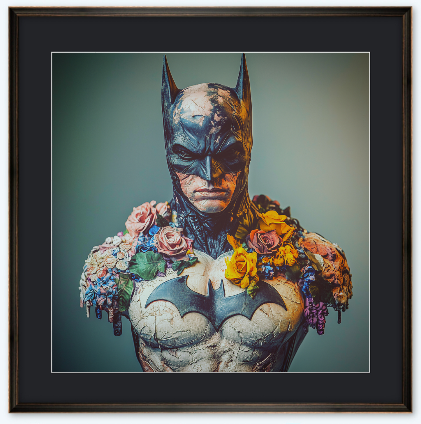 THE BAT FLOWERS -  Tirage d'art unique encadré