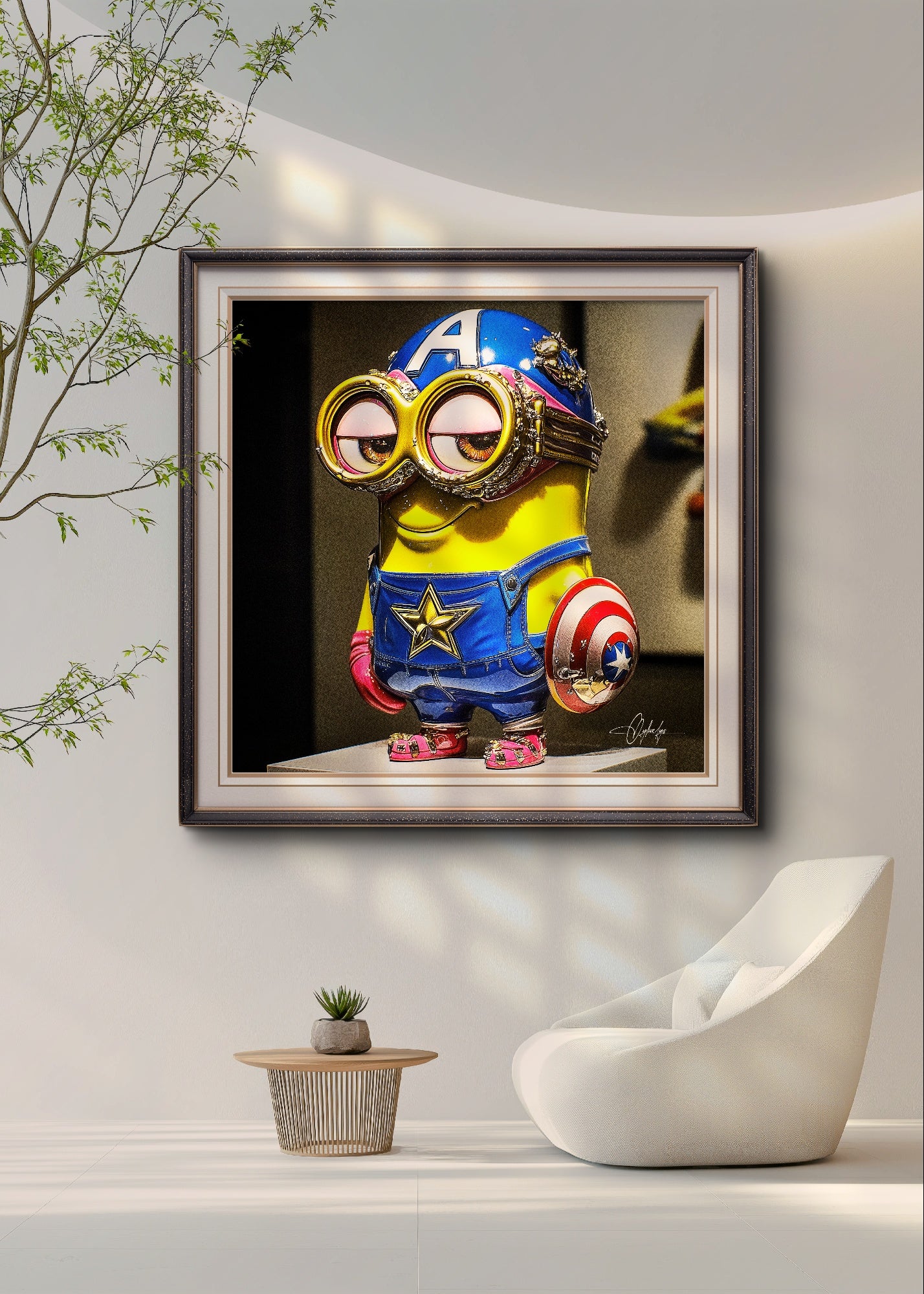 CAPTAIN MINION  -  Tirage d'art unique